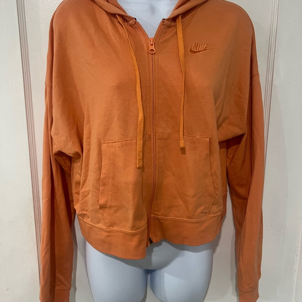 Nike Women's Orange Hoodie Jacket